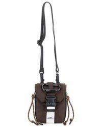 A.P.C. - Buckled Foldover Top Messenger Bag - Lyst