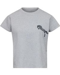MM6 by Maison Margiela - Graphic-Print T-Shirt - Lyst