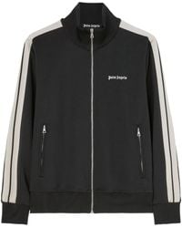 Palm Angels - Logo Embroidered Zipped Track Jacket - Lyst