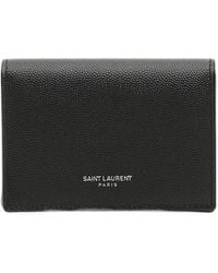 Saint Laurent - Paris Business Cardholder - Lyst