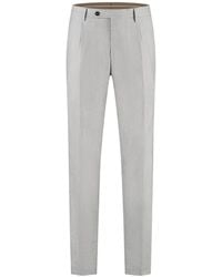 Berwich - Pleated Casual Trousers - Lyst