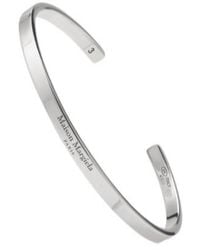 Maison Margiela - Logo Reference Cuff Bracelet - Lyst