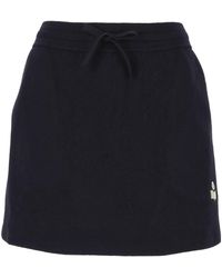 Isabel Marant - Isabel Marant Étoile Amaline Drawstring Knitted Mini Skirt - Lyst