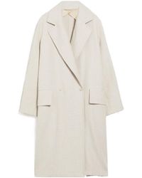 Max Mara - Double-Breasted Long-Sleeved Coat - Lyst