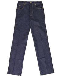 Gucci - Logo Patch Straight-Leg Jeans - Lyst