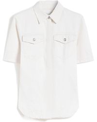 Sportmax - Button-Up Short-Sleeve Shirt - Lyst