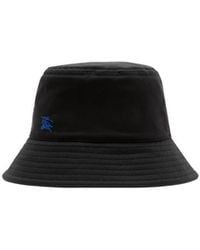 Burberry - Ekd Logo-Embroidered Cotton Bucket Hat - Lyst