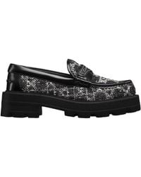 Dior Boy Leather Platform Loafer in Black | Lyst