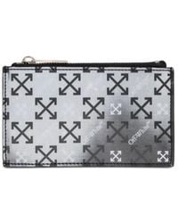 Off-White c/o Virgil Abloh - Arrow Print Zip Wallet - Lyst