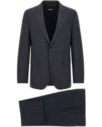 BOSS - Two-Piece Set: Long-Sleeved Blazer And Trousers - Lyst