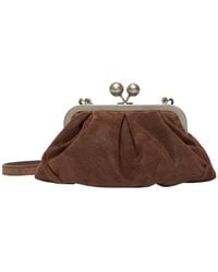 Weekend by Maxmara - Pasticcino Leather Clutch Bag - Lyst