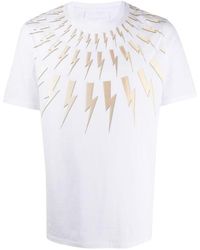 Neil Barrett - Pattern Printed T-Shirt - Lyst
