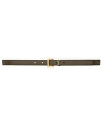 Saint Laurent - Cassandre Thin Belt - Lyst