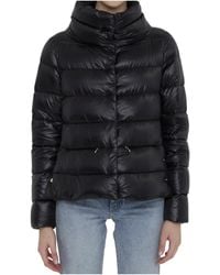 Herno - High-Neck Quilted Padded Jacket - Lyst