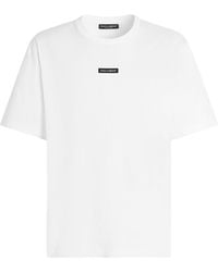 Dolce & Gabbana - Logo Patch Crewneck T-Shirt - Lyst