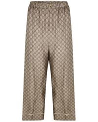 Gucci - Logo Wide-Leg Track Pants - Lyst