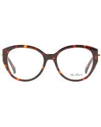 Max Mara - Oval Frame Glasses - Lyst