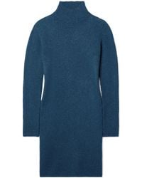 The Elder Statesman - Ribbed Cashmere Midi Dress - Lyst