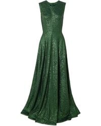 Norma Kamali - Grace Sequined Maxi Dress - Lyst