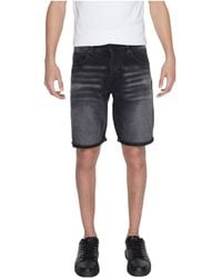 Antony Morato - Denim Shorts With Belt Loops - Lyst