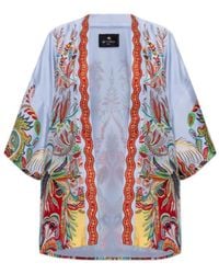 Etro - Pattern-Printed Short-Sleeved Shirt - Lyst