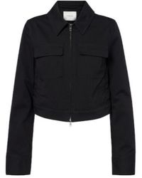 Vince - Cropped Cotton Jacket - Lyst