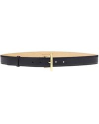 McQueen - Logo Engraved Sling Belt - Lyst