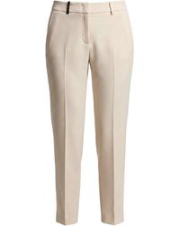 Peserico - Pleated Tailored Trousers - Lyst