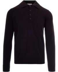 Paolo Pecora - Long-Sleeve Polo Shirt - Lyst