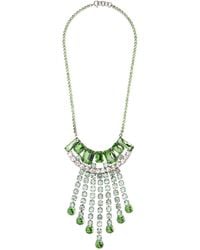 Dries Van Noten - Strass Fringed Necklace - Lyst