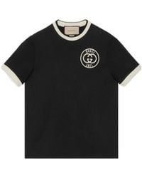 Gucci - Cotton Jersey T-Shirt With Embroidery - Lyst