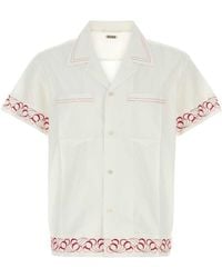 Bode - Embroidered Short-Sleeved Shirt - Lyst