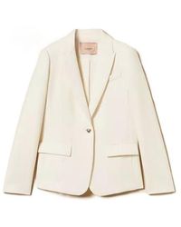 Twinset - Logo Blazer - Lyst