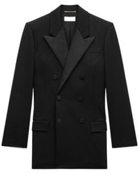 Saint Laurent - Tuxedo Double-Breasted Jacket - Lyst