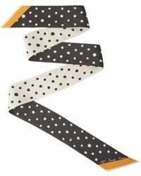 Fendi - Falena Dots Printed Wrappy Scarf - Lyst
