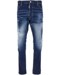 DSquared² - Distressed London Bro Jeans - Lyst