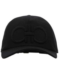 Ferragamo - Gancini Embroidered Baseball Cap - Lyst