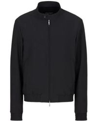 Emporio Armani - Stand-Neck Zipper Jacket - Lyst