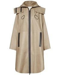 Bottega Veneta - Voluminous Hooded Parka Coat - Lyst