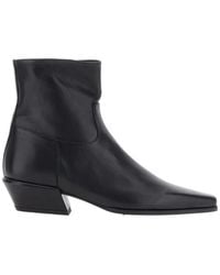 Semicouture - Semi Couture Marisa Ankle Leather Boots - Lyst