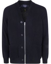 Comme des Garçons - Long-Sleeved Knitted Cardigan - Lyst