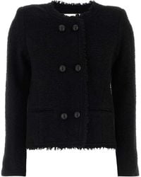 Isabel Marant - Raw Edge Buttoned Jacket - Lyst