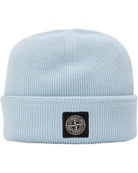 Stone Island - Patch Beanie - Lyst