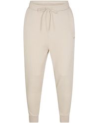 BOSS - Cotton Cuffed Casual Pants - Lyst