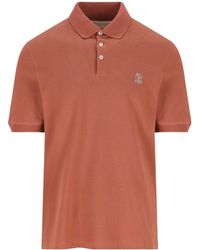 Brunello Cucinelli - Short-Sleeve Polo Shirt - Lyst