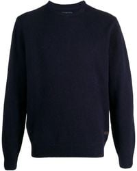 Barbour - Patch-Elbow Long-Sleeve Sweater - Lyst