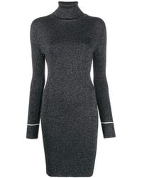 Off-White c/o Virgil Abloh - Logo Stripe Knitted Dress - Lyst