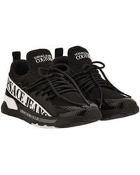 Versace Jeans Couture - Couture Dynamic Logo Printed Sneakers - Lyst