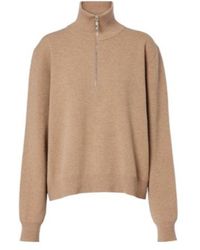 Rohe - Wool-Blend Half-Zip Sweater - Lyst