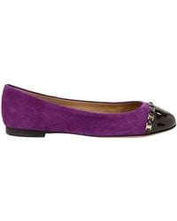 Ferragamo - Spliced Ballet Shoes - Lyst